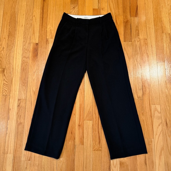 Aritzia Pants - Aritzia Black Low Rise Effortless Pants HEMMED